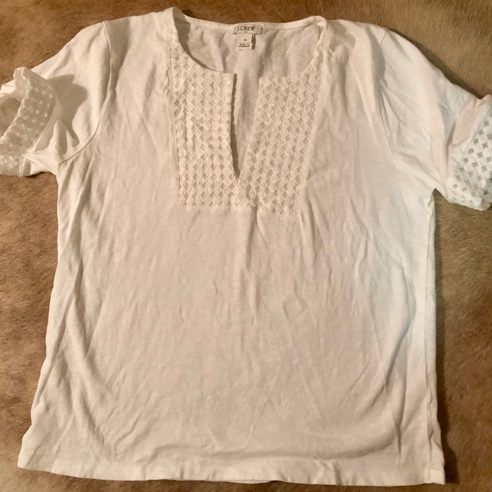 J. Crew Factory Embroidered Top